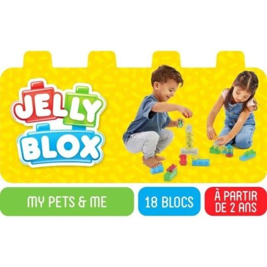 Goliath Jelly Blox Mis Mascotas Y Yo Set De Construction Sensorielle 20 pièces