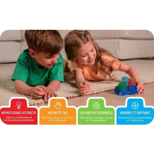 Goliath Jelly Blox Farm Set 18 Blocs Flexibles + 4 Recharges