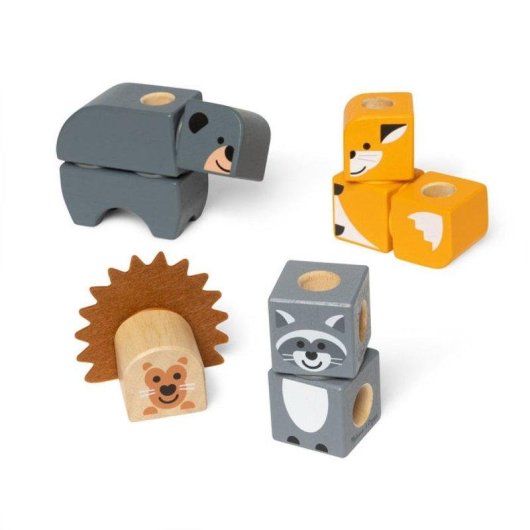 Melissa & Doug Blockables Animales del bosque MDT BBN GML 16 piezas
