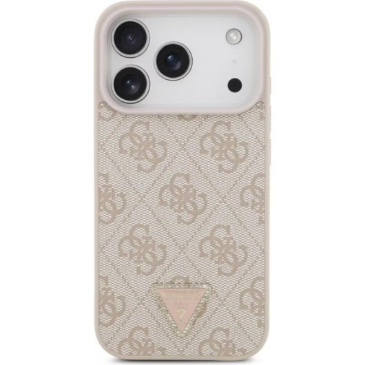 Funda para móvil Guess rosa MagSafe para Apple iPhone 17 Pro y 18 Pro