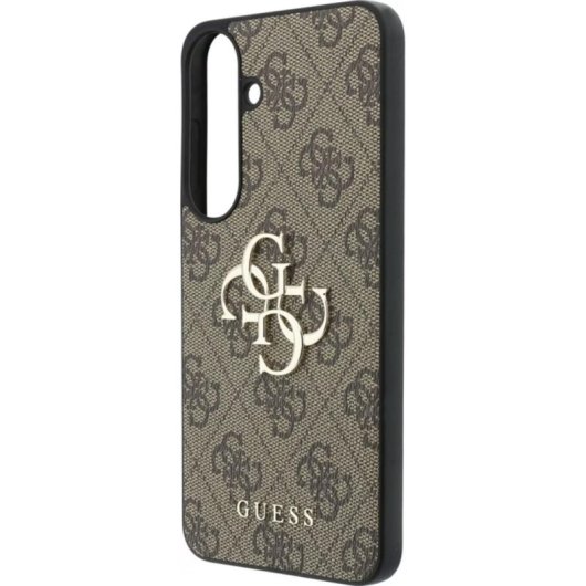Funda para móvil Guess Leather 4G marrón para Samsung Galaxy S26 FE