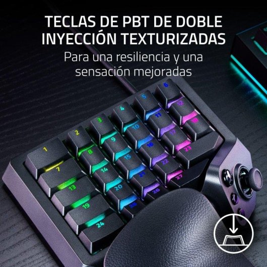 Teclado Razer Tartarus V2 Pro Preto com 31 Controlo Programáveis e Thumbstick