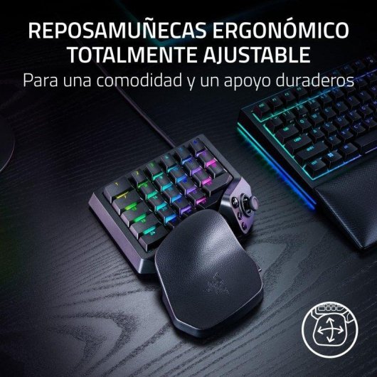 Teclado Razer Tartarus V2 Pro Preto com 31 Controlo Programáveis e Thumbstick