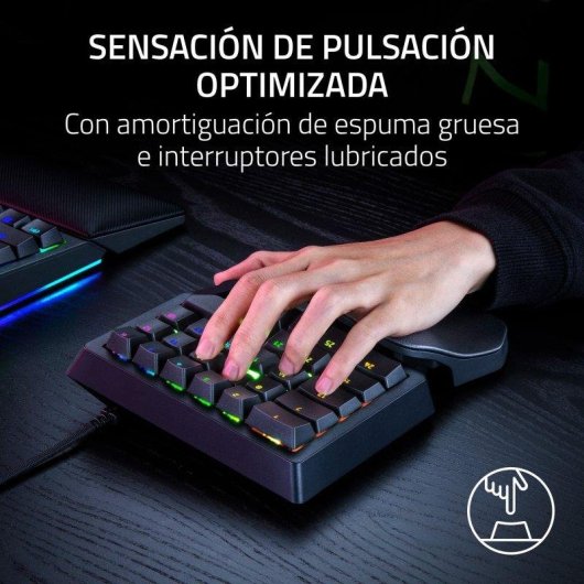 Teclado Razer Tartarus V2 Pro Preto com 31 Controlo Programáveis e Thumbstick