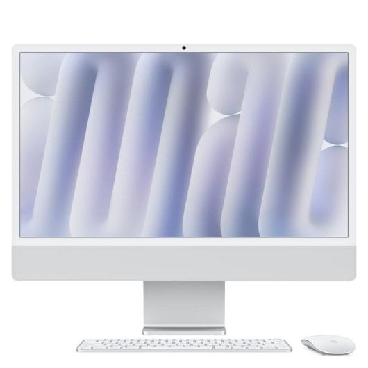 Ordenador todo en uno Apple iMac M4 CPU de 10 núcleos 16GB 512GB SSD GPU 10 núcleos 24" macOS Vidrio estándar + Touch ID numérico Gigabit