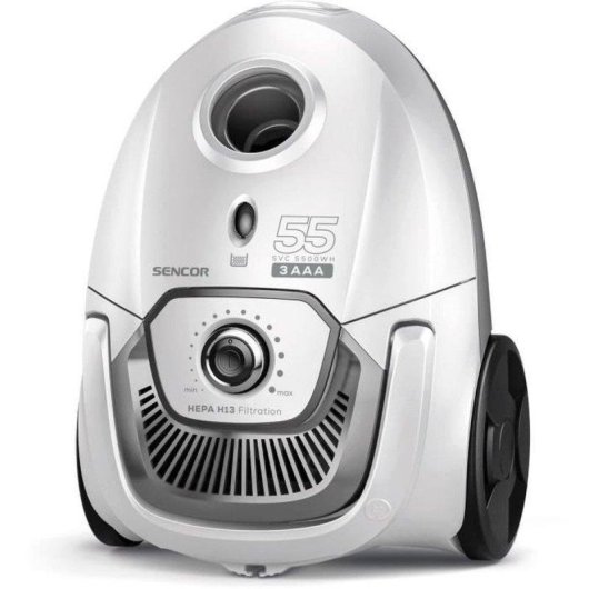 Aspirateur avec Sac Sencor SVC 5500WH 700W Filtre HEPA H13 Blanc