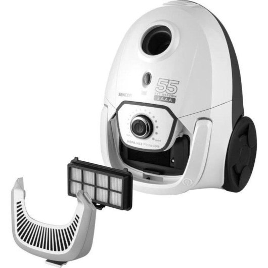 Aspirateur avec Sac Sencor SVC 5500WH 700W Filtre HEPA H13 Blanc