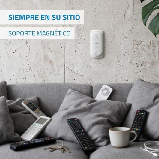 Pulsador inalámbrico Nivian RF 433 MHz de 4 botones compatible con Tuya