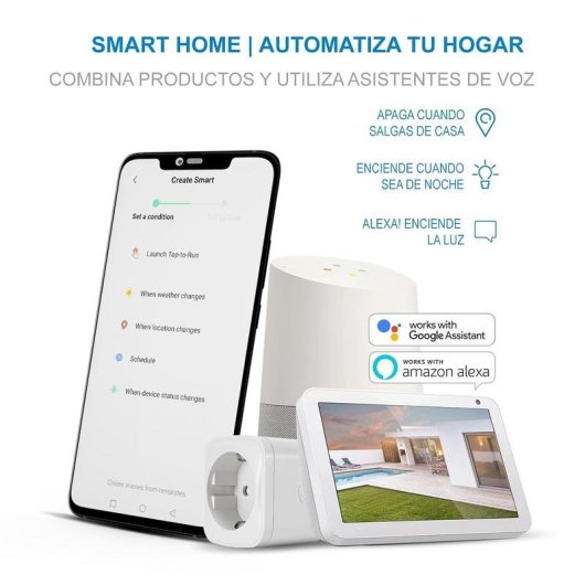 Interruttore Intelligente Nivian Mini WiFi Bluetooth Compatibile Tuya