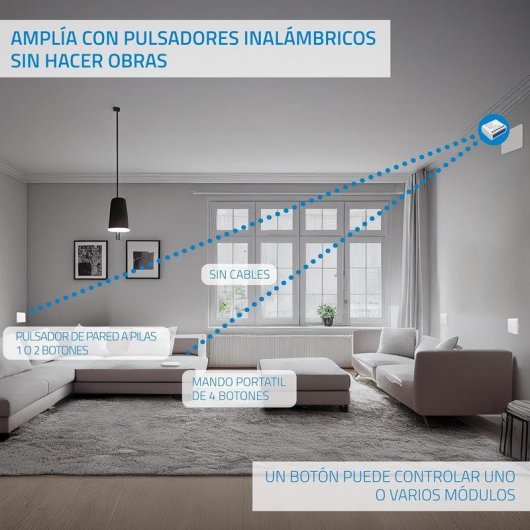 Interruptor Inteligente Nivian NVS-MICROSWITCH-202-WRB WiFi Compatível com Tuya 2 circuitos