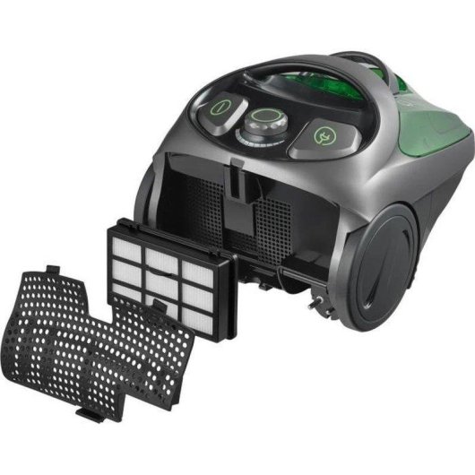 Aspirador sem Saco Sencor SVC 1016GR 800W 1,5L Filtro EPA E12