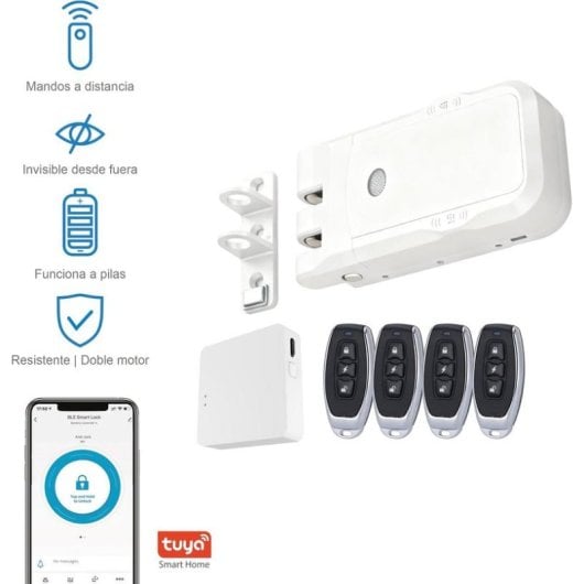 Serratura Intelligente NIVIAN SmartBolt WiFi Apertura con App e Telecomandi