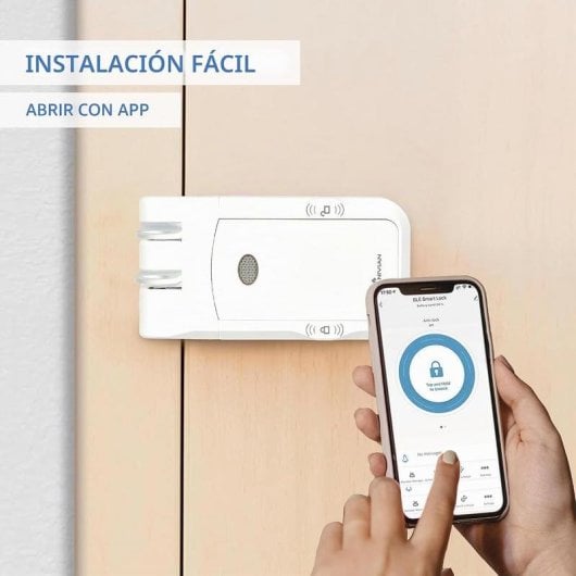 Serratura Intelligente NIVIAN SmartBolt WiFi Apertura con App e Telecomandi