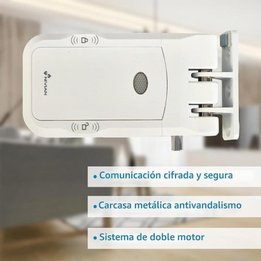 Serratura Intelligente NIVIAN SmartBolt WiFi Apertura con App e Telecomandi