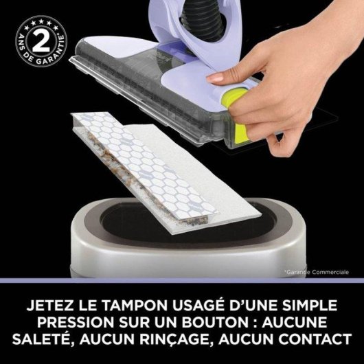 Aspirateur sans Fil Shark Vacmop VM200EUPL 85W 10 min Pads jetables