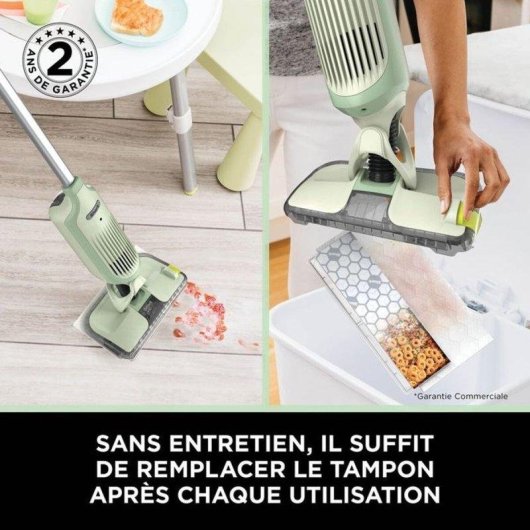 Akku Staubsauger Shark Vacmop VM200EUGN 85W 10 Min Einweg-Pads