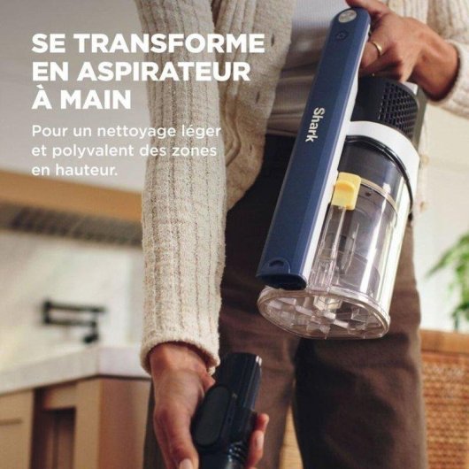 Aspirateur sans Fil Shark IY143HEU 216W 40 min TurboPro Detect LED Anti-enchevêtrement