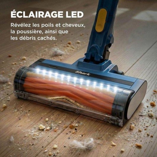 Aspirateur sans Fil Shark IY143HEU 216W 40 min TurboPro Detect LED Anti-enchevêtrement