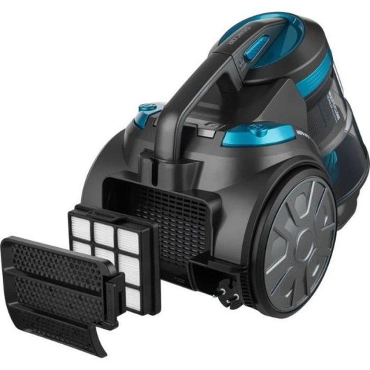 Aspirateur sans Sac Sencor SVC 1086TQ 700W 3,5L HEPA H13 Noir/Bleu