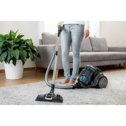 Aspirateur sans Sac Sencor SVC 1086TQ 700W 3,5L HEPA H13 Noir/Bleu