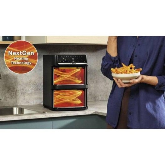 Airfryer Bosch Serie 6 MAFD661B7 Double Compartiment 12 L 2800 W
