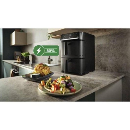 Airfryer Bosch Serie 6 MAFD661B7 Double Compartiment 12 L 2800 W