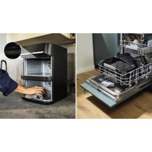 Airfryer Bosch Serie 6 MAFD661B7 Double Compartiment 12 L 2800 W