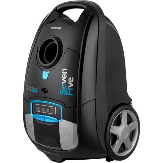 Aspirapolvere con Sacco Sencor SVC 7500BK 750W Filtro HEPA H13 75 dB
