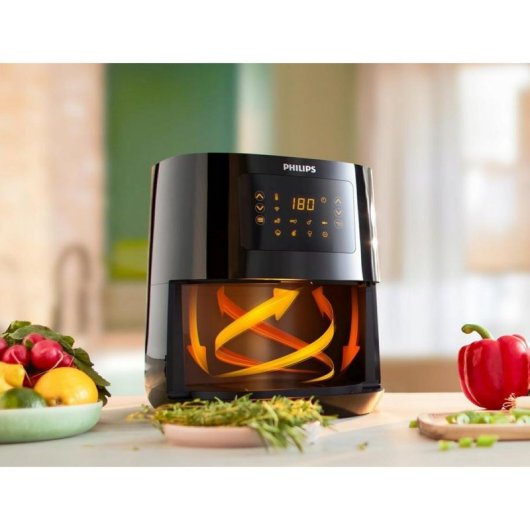 Airfryer Philips HD9255/80 4,1L 1400W Wi-Fi Ecran Tactile Programmes Automatiques