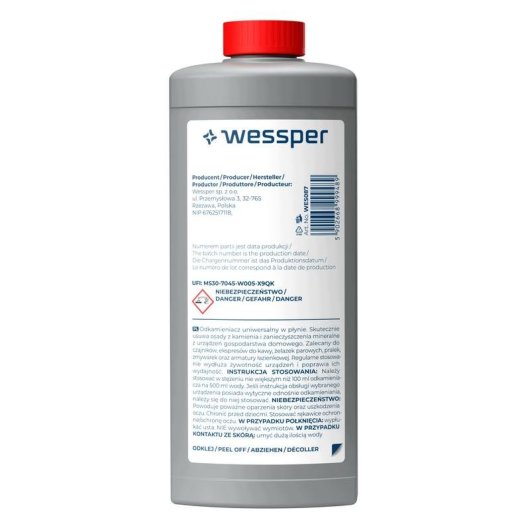 Líquido Desincrustador Wessper CleanMax 1000 ml Universal