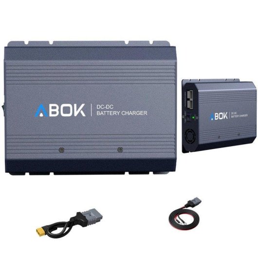 Estação de carga DC-DC ABOK ACS500 500W 12/24V para 48V Alternador Inteligente