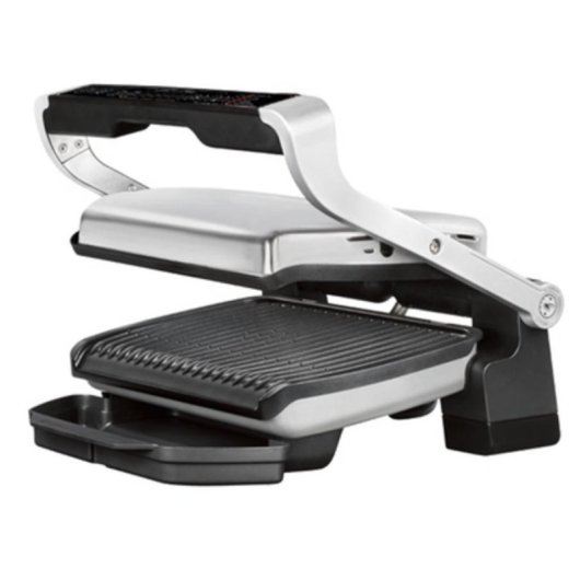 Gril électrique Tefal OptiGrill GC706D34 2000W Acier Inoxidable