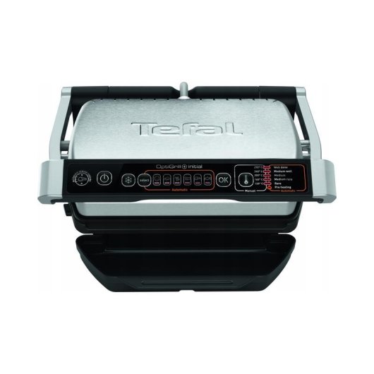 Gril électrique Tefal OptiGrill GC706D34 2000W Acier Inoxidable