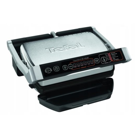 Gril électrique Tefal OptiGrill GC706D34 2000W Acier Inoxidable