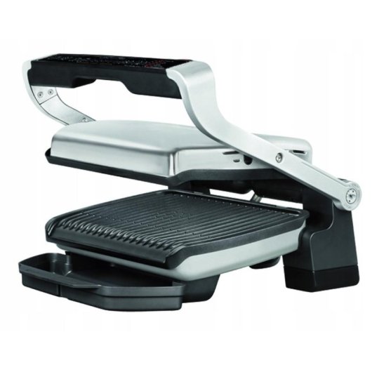 Gril électrique Tefal OptiGrill GC706D34 2000W Acier Inoxidable