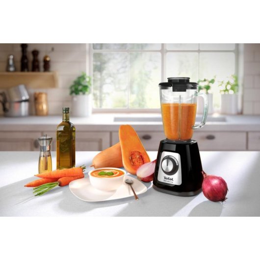 Blender Tefal BlendForce II BL4358 800 W 1,75 L Verre Noir