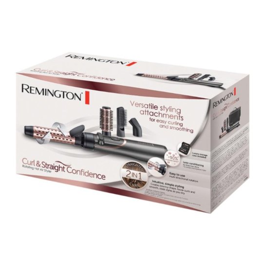Warmluftbürste Remington AS8606 800W Keramik Ionen 2 Temperaturen Kaltluft Schwarz Roségold