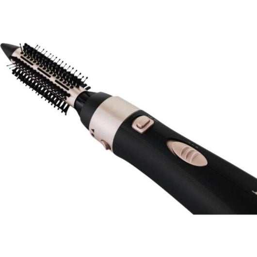 Brosse Soufflante Eta Fenité Black Edition 1000W Céramique Ionique 3 Accessoires Air Froid Noir