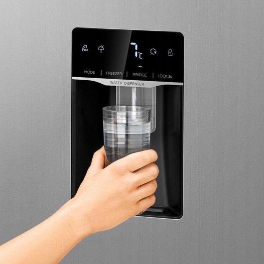 Réfrigérateur Américain Bomann SBS 7367 Total No Frost 177 cm 439 L D Inox
