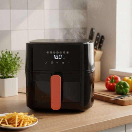 Airfryer Livoo DOC345CO Fenêtre 4,5L 1200W 7 Programmes Écran Tactile