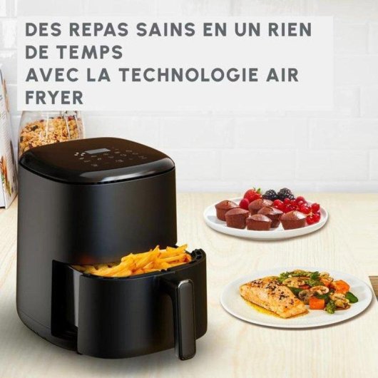 Heißluftfritteuse Moulinex Easy Fry Compact EZ145820 3L 1300W Touch 10 Programme Schwarz
