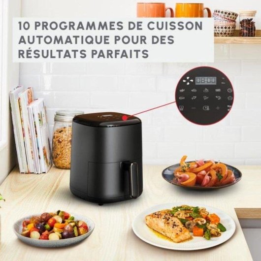 Heißluftfritteuse Moulinex Easy Fry Compact EZ145820 3L 1300W Touch 10 Programme Schwarz