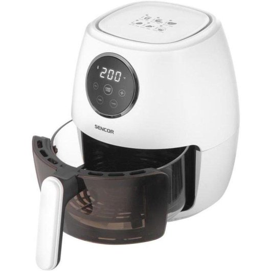 Airfryer Sencor SFR 5340WH 3,5L 1300W Écran Tactile Bol Verre Blanc