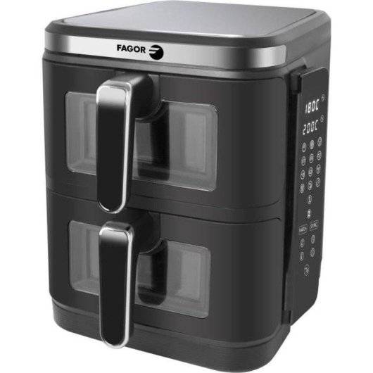 Airfryer Fagor FGD11 Dual 11L 2800W Double Panier 12 Programmes