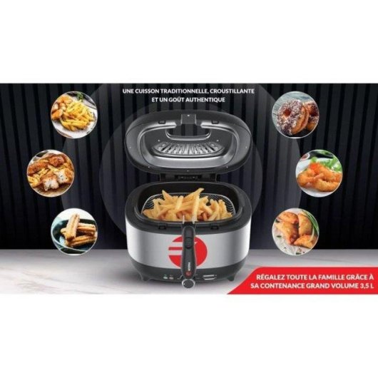 Freidora de aceite Fagor FG2310 3,5 L 1800 W Ventana con filtro antiolor