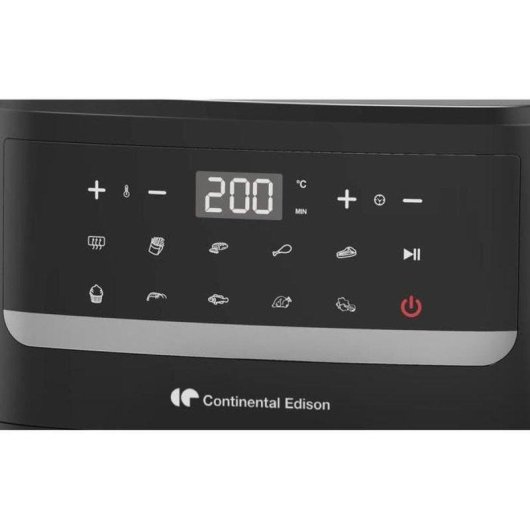 Heißluftfritteuse Continental Edison CEFR240092L 9,2L 1800W Digitaldisplay 10 Programme