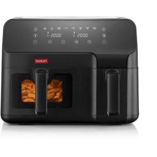 Airfryer Bodum Melior Dual 3,2L 5,1L 2700W Double Compartiment 8 Programmes