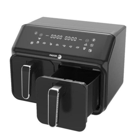 Freidora de aire Fagor FG2X4L 8 L 2200 W doble cesta con función SYNC