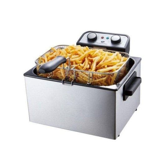 Oliefriteuse Continental Edison CEFR5IN3P 5 L 2000 W Kijkvenster 3 Manden