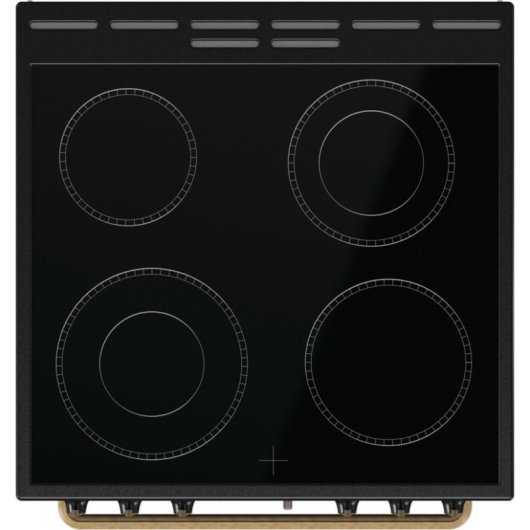 Cuisinière électrique Gorenje GECS6B70CLB 4 zones ceramiques 71 L